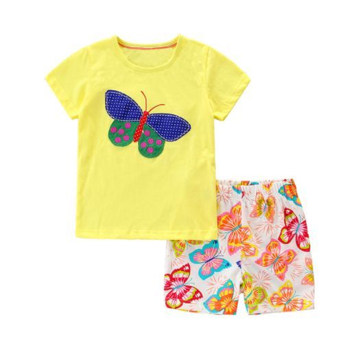 Girls 2pcs Top And Short