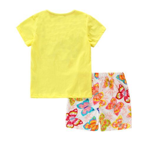 Girls 2pcs Top And Short