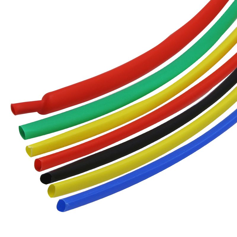 1 Meter Heat Shrink 2:1 Transparent Heat-shrink Tubing Set Glue Adhesive 1,2,3,5,8mm,10mmpvc White Shrinkable Cable Sleeve