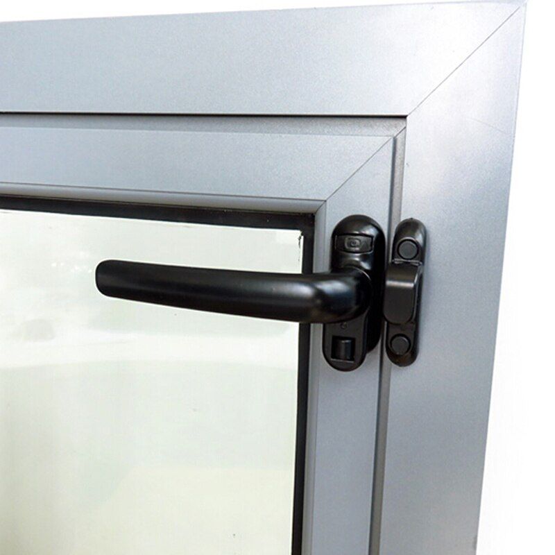 Universal Window Handle Lock Casement Window Lock Wheel Handle Black Hardware