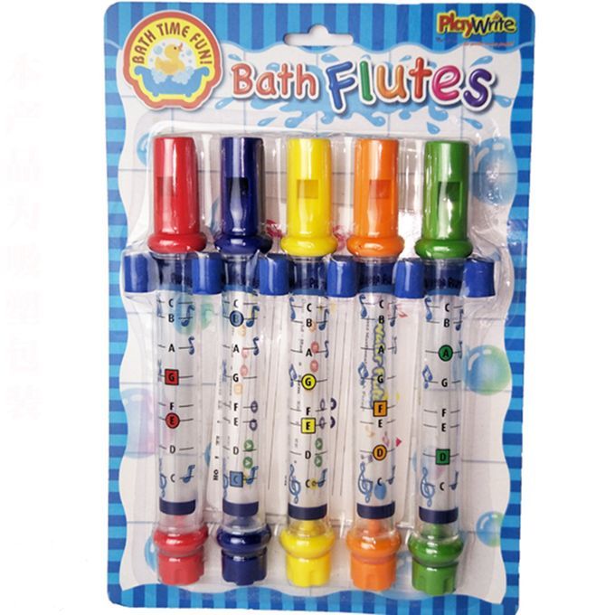 5pcs Baby Kids Water Flutes Bath Toys Fun Bath Tub Musical