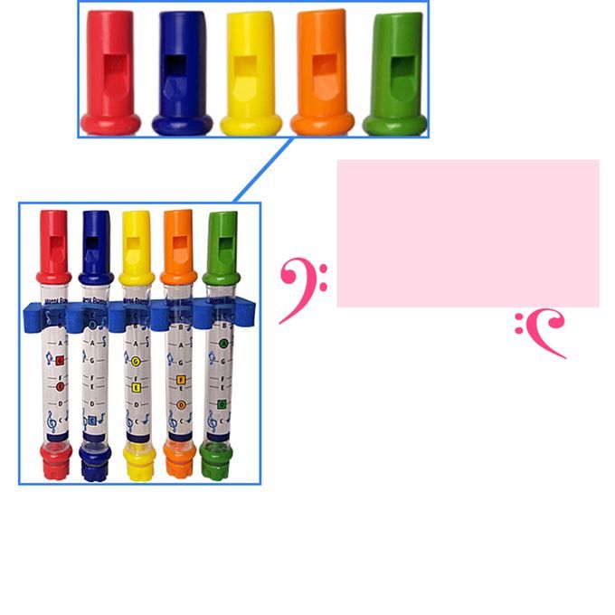 5pcs Baby Kids Water Flutes Bath Toys Fun Bath Tub Musical