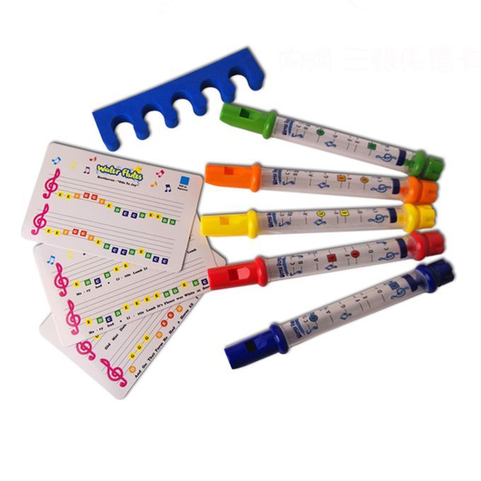 5pcs Baby Kids Water Flutes Bath Toys Fun Bath Tub Musical