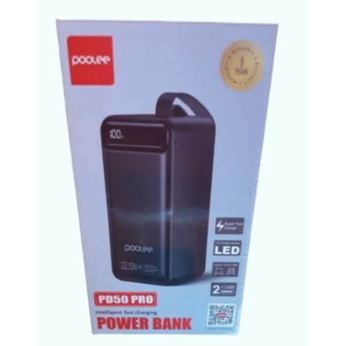 Poolee Powerbank - 50000mah - 22.5w