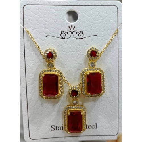 Set Of Jewelry - Red