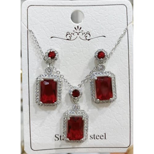 Set Of Jewelry - Red