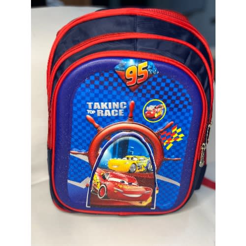Cartoon Car Character School Bag