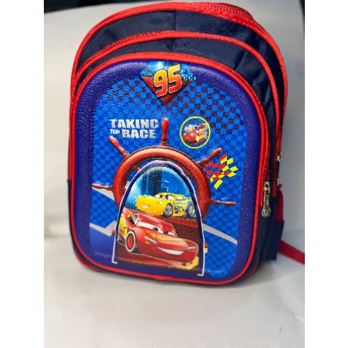 Cartoon Car Character School Bag