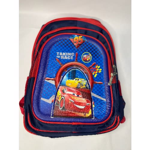Cartoon Car Character School Bag