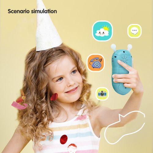 Baby Phone Toys Bilingual Telephone Teether Music Voice Toy