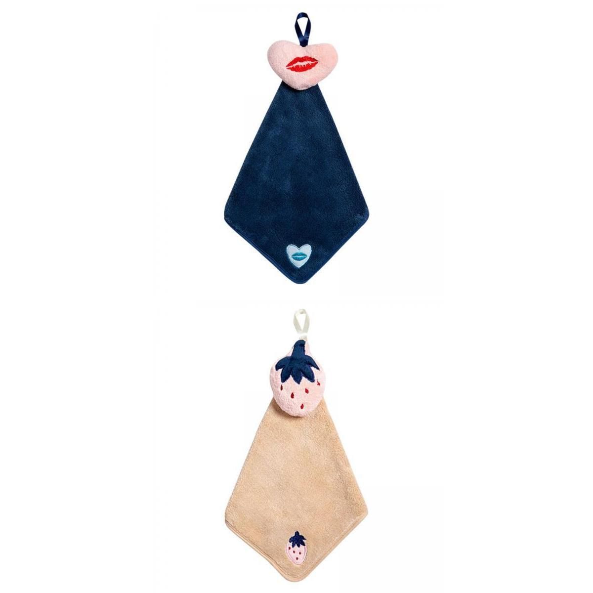 2 Pieces Hand Towel Kitchen Towel Dish Hand Towel Face
