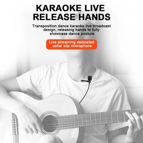 Usb Cable Clip On Microphone Computer Recording 3.5mm Microphone Type C Mini Portable For Tiktok Live Broadcast Noise Reduction