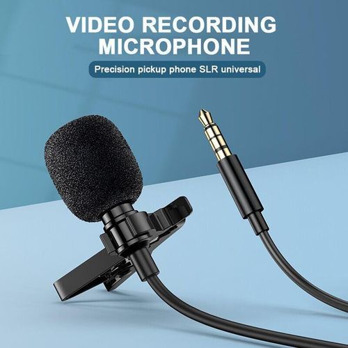 Usb Cable Clip On Microphone Computer Recording 3.5mm Microphone Type C Mini Portable For Tiktok Live Broadcast Noise Reduction