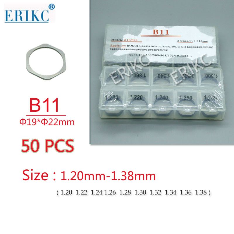 Erikc Injector Shims Gaskets B11 B12 B13 B14 B16 B