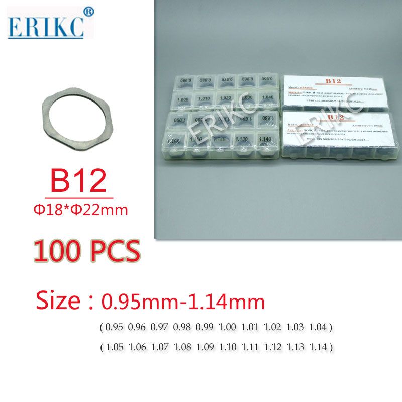Erikc Injector Shims Gaskets B11 B12 B13 B14 B16 B