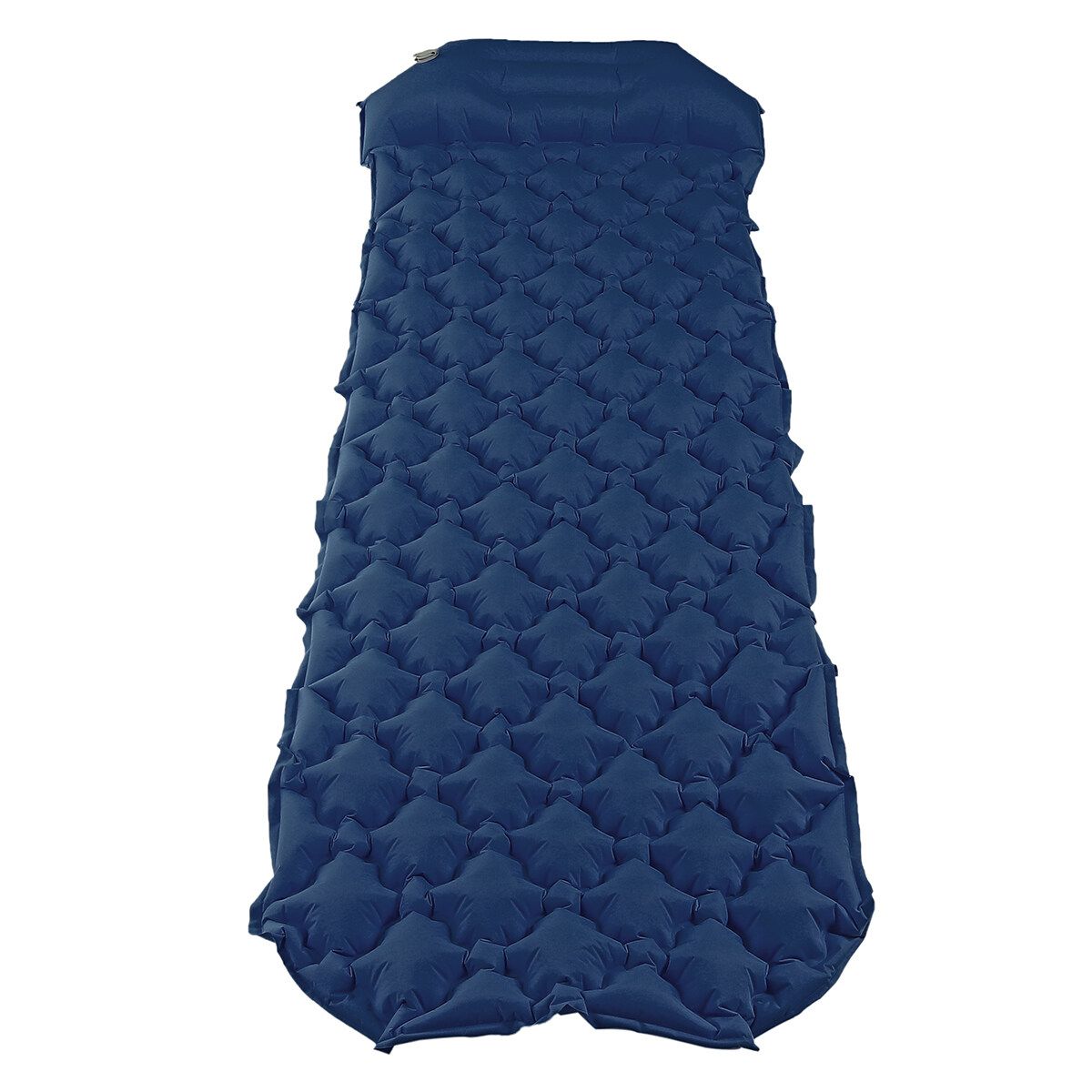 Camping Air Mattress With Pillow Strap Backpack Outdoor Camping Hiking Blue