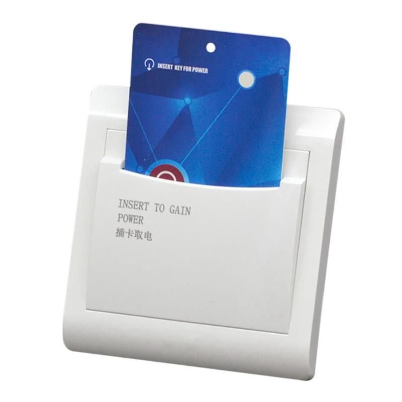 with 3 Card Hotel House Room Wall Reader Switch 40A Energy Saving Insert Key for Power