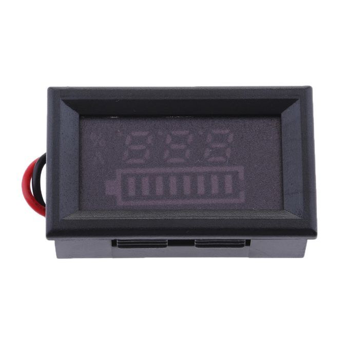 LED Digital  Battery Capacity  Meter For Motorcycle