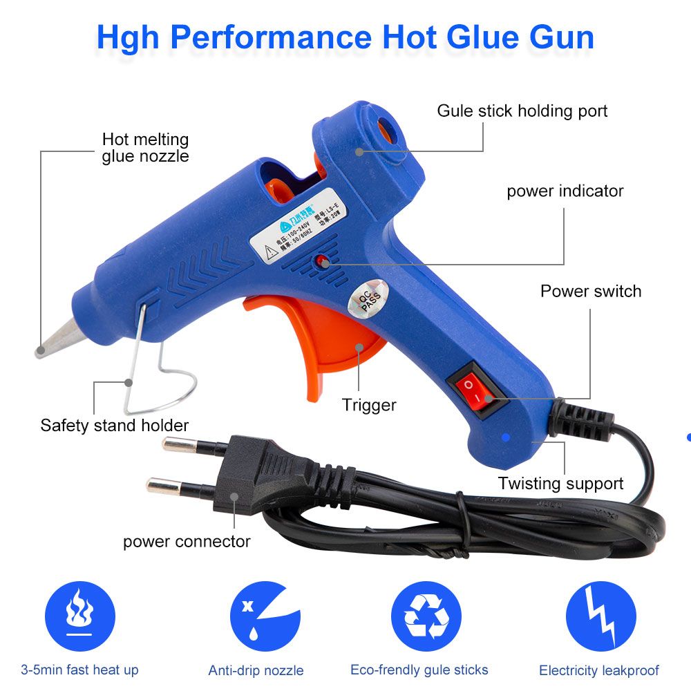 2.0x38mm 3.0x38mm Large Diameter Copper Nozzle Hot Melt  Gun Nozzle With Prevention Gum Cover,  Gun