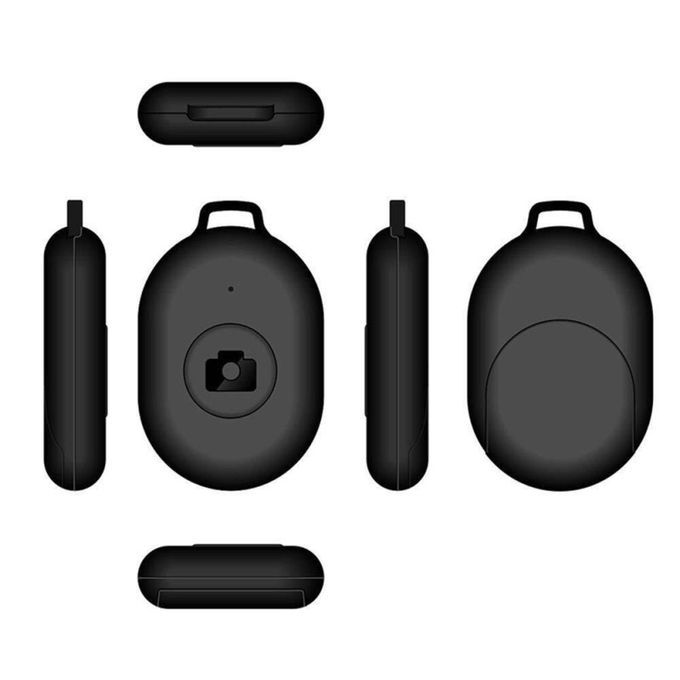 Mini Wireless Bluetooth-compatible Phone Camera Selfie-Black