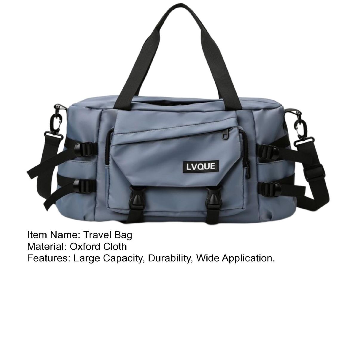 Luggage Bag Casual Workwear Style Travel Duffel Bag Light Blue