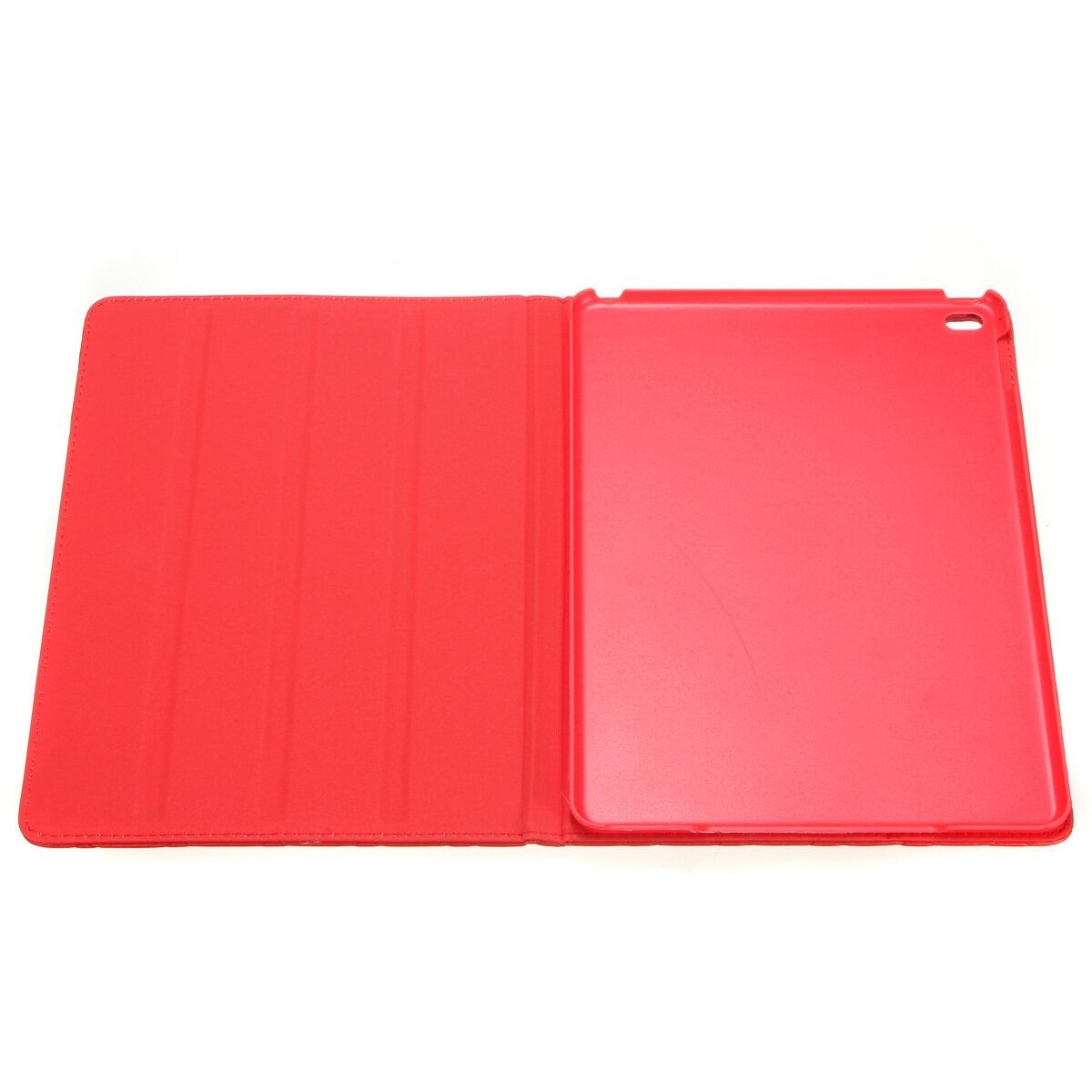 PU Leather Crown Rivet Flip Cover For IPad Air 2/iPad 6 (Red) Bright Red