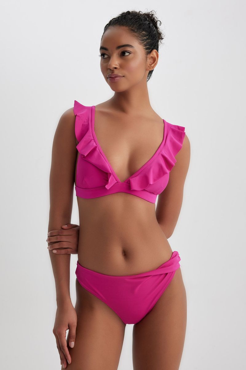 Woman Special Collection Regular Fit Bikini Top - Pink