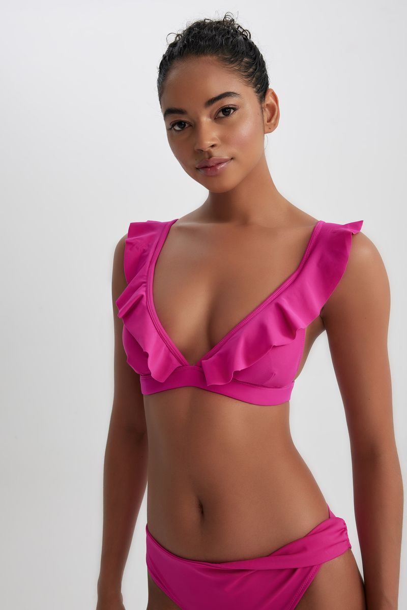 Woman Special Collection Regular Fit Bikini Top - Pink