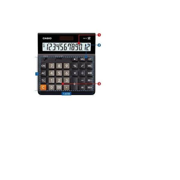 Desktop Type Calculator DH-12-BK