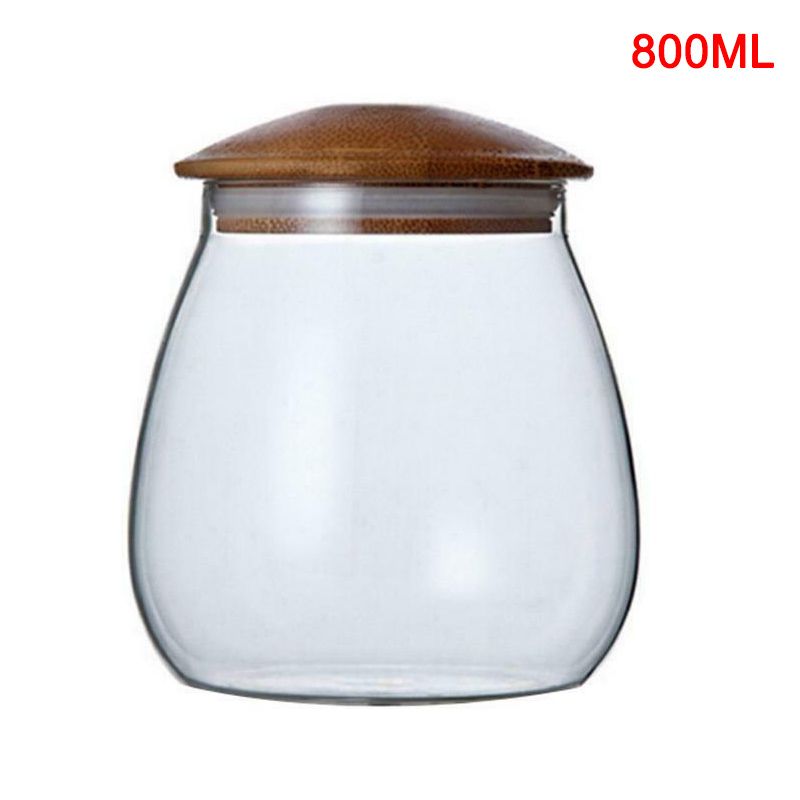 Kitchen Jars 400ml Glass Preserve Glass 800ml Food Airtight