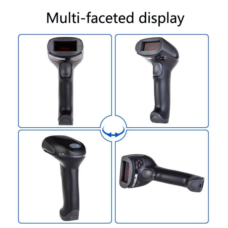 NETUM F5 Barcode Scanner, Model: Wireless Red Light