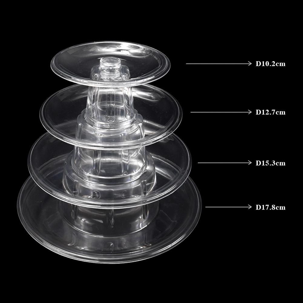 Macarons Display Tower 4-Layer Cupcake Stand Food Display Stand Cake Stand Wedding Decoration Birthday Party Favor