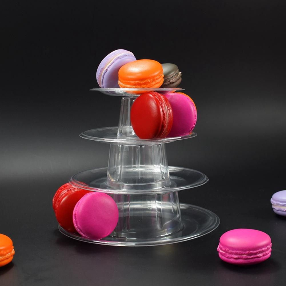 Macarons Display Tower 4-Layer Cupcake Stand Food Display Stand Cake Stand Wedding Decoration Birthday Party Favor