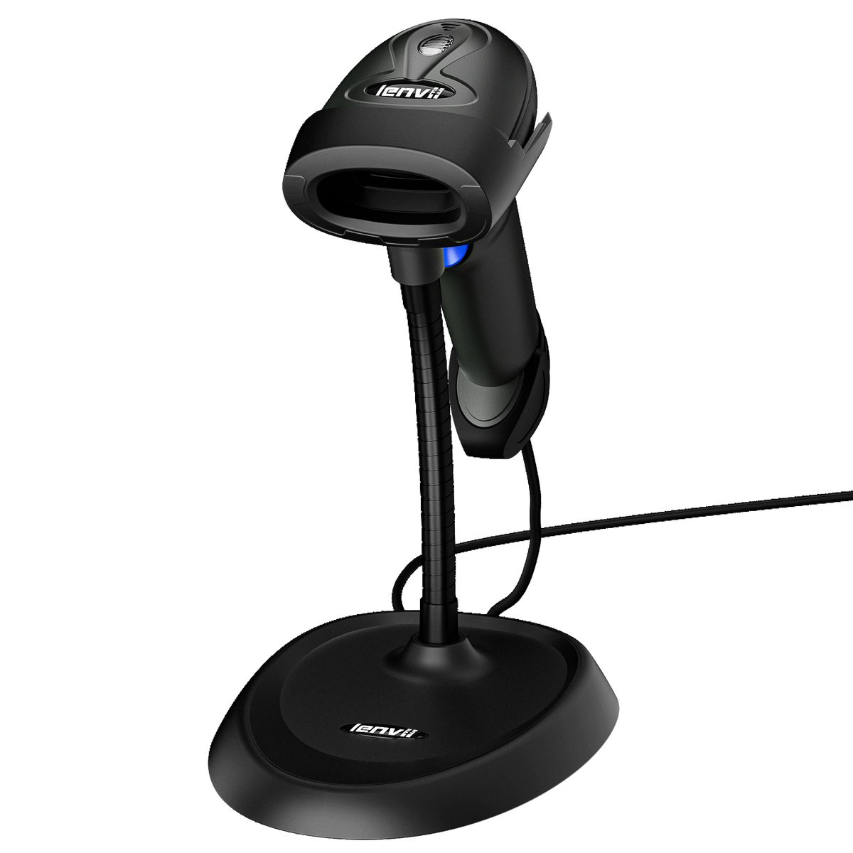C300 Hands-Free Automatic Wired 2D Barcode Scanner With Stand,Support Reading 1D QR Code,Scanner S-Free Automatic Wired 2D Barcode Scanner With Stand,Support Reading 1D QR Code,Scanner For Shop Library Express Company Retail 