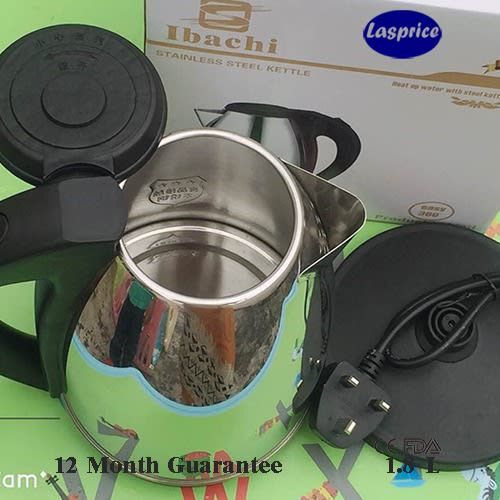 Stainless Steel Electric Kettle Jug - 1.8L