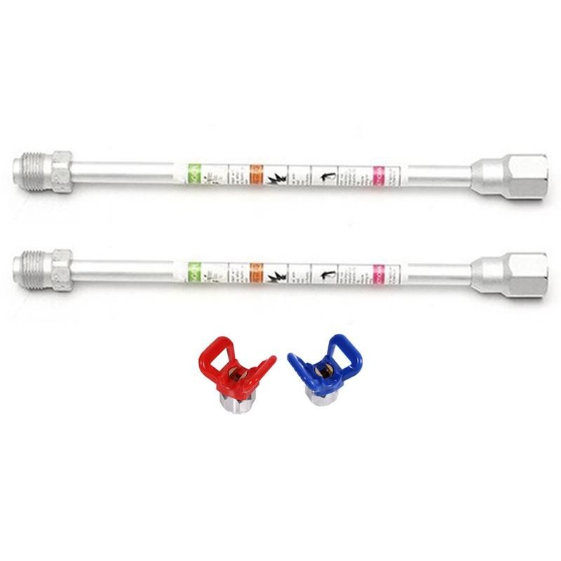 2 Pcs Airless Paint Sprayer Extension Pole Rod Spray
