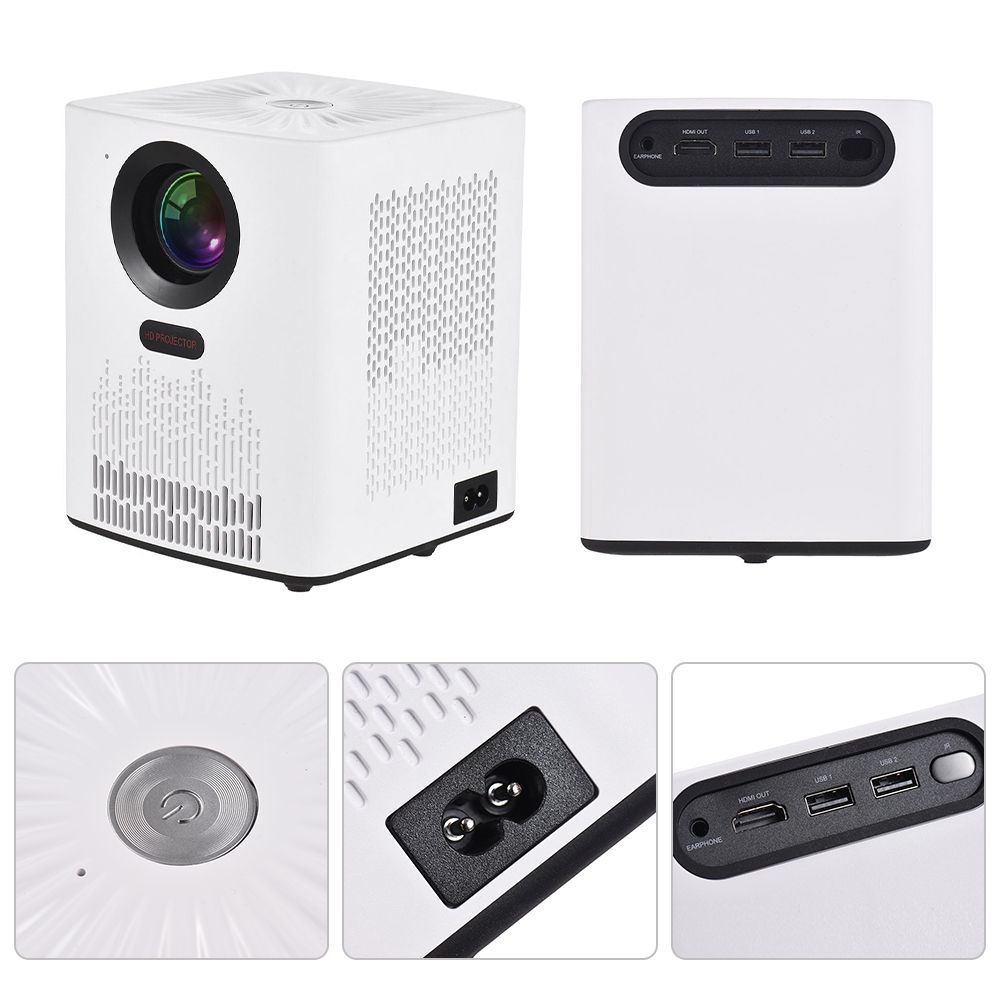 Video Projector LCD Movie Projector 1080P Home Theater