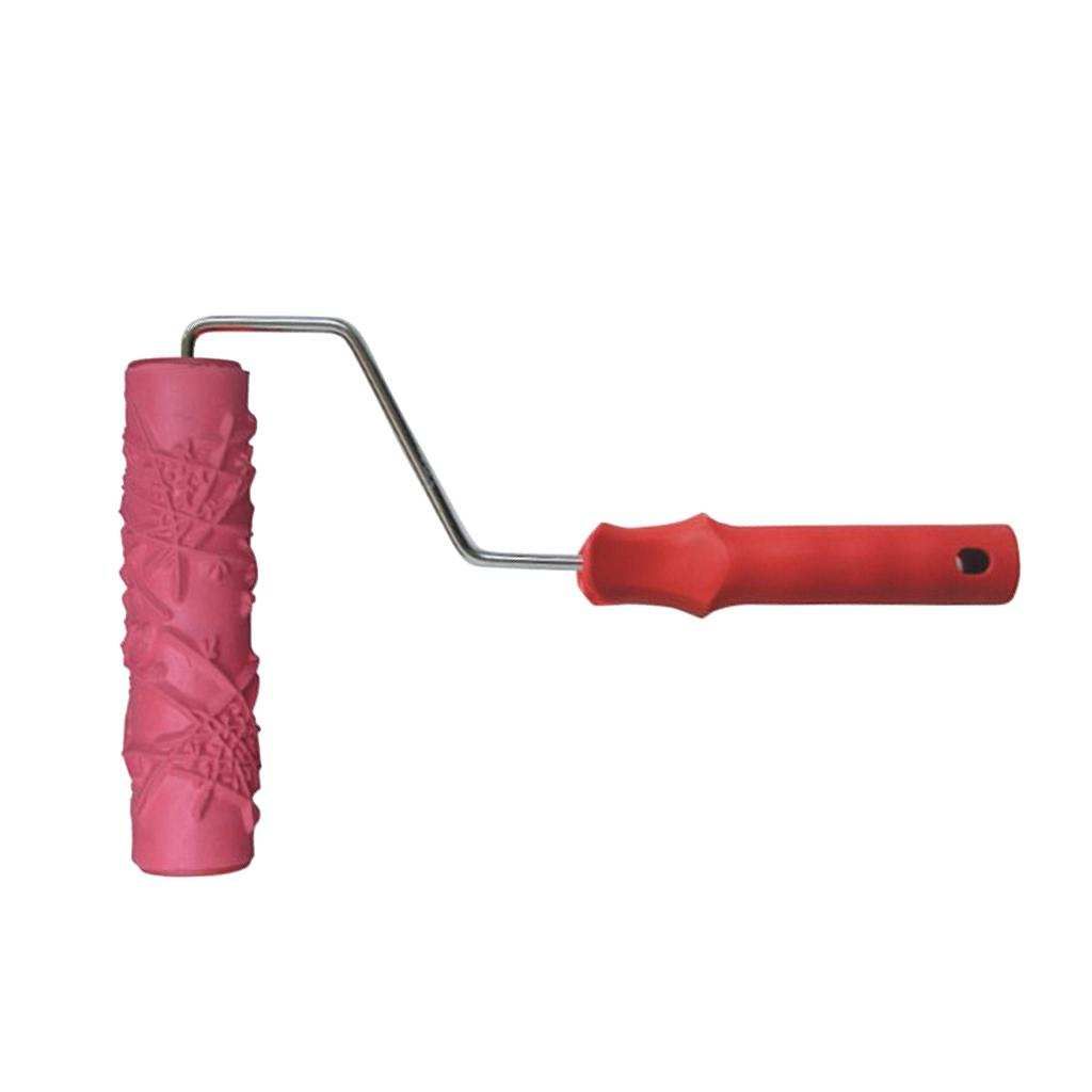 7 Inch Wall Furniture Decorative  Roller With Design #2 PR484