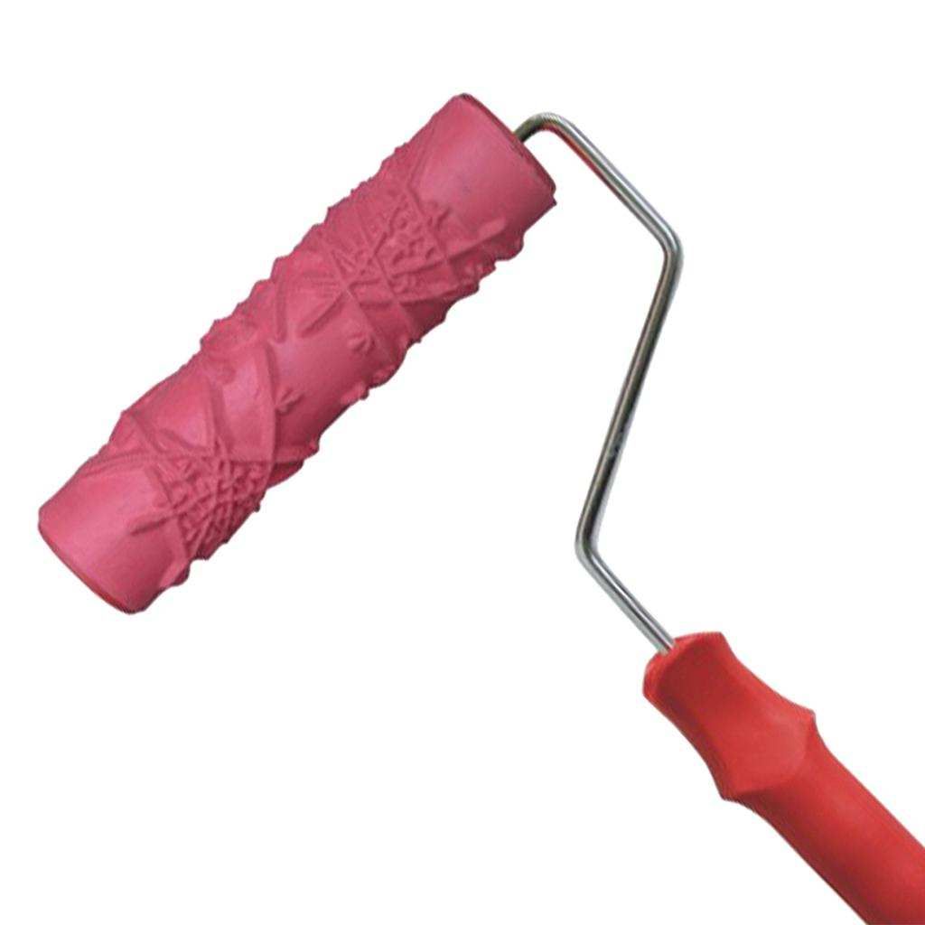 7 Inch Wall Furniture Decorative  Roller With Design #2 PR484