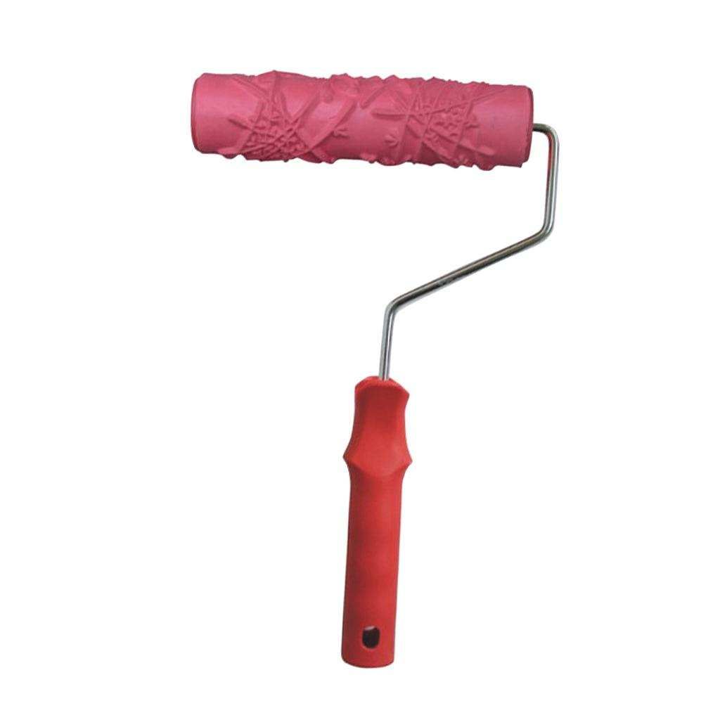 7 Inch Wall Furniture Decorative  Roller With Design #2 PR484