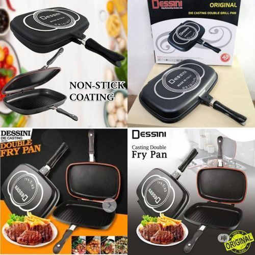Dessini 2 Sided Non-stick Barbecue/Air Fryer Grill  40cm