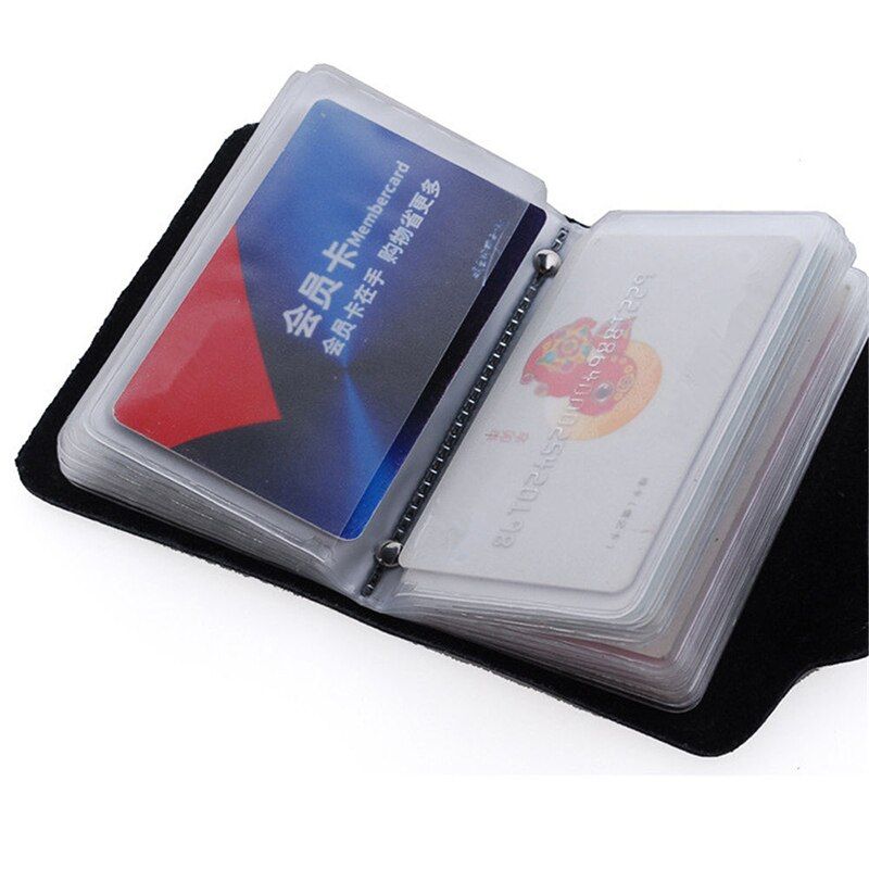 1pcs Credit Card Case Soft Pocket ID Holder Bag
