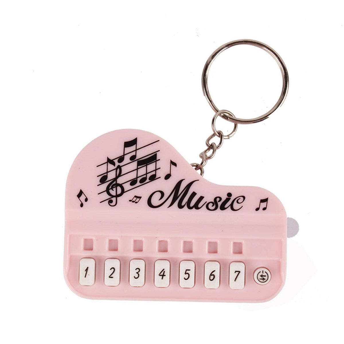 Mini Electronic Keyboard Keychain Pendant Melody Magic Keychain Mini Pink