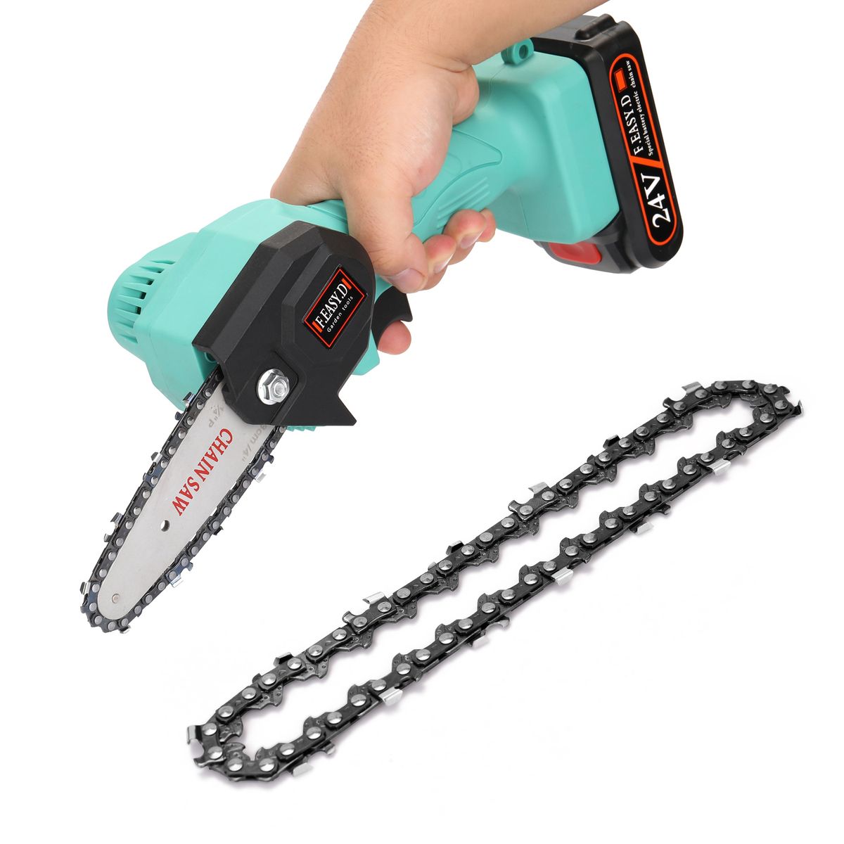 5 PCS 4 Inch Mini Steel Chainsaw Chains Electric Chainsaws