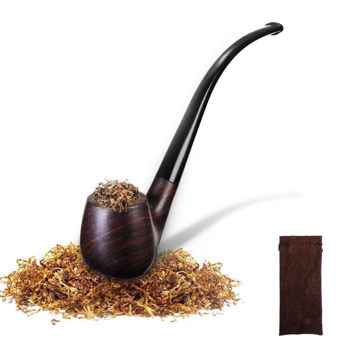 Ebony Wooden Man High-ended Cigarettes Cigar Pipes Gift
