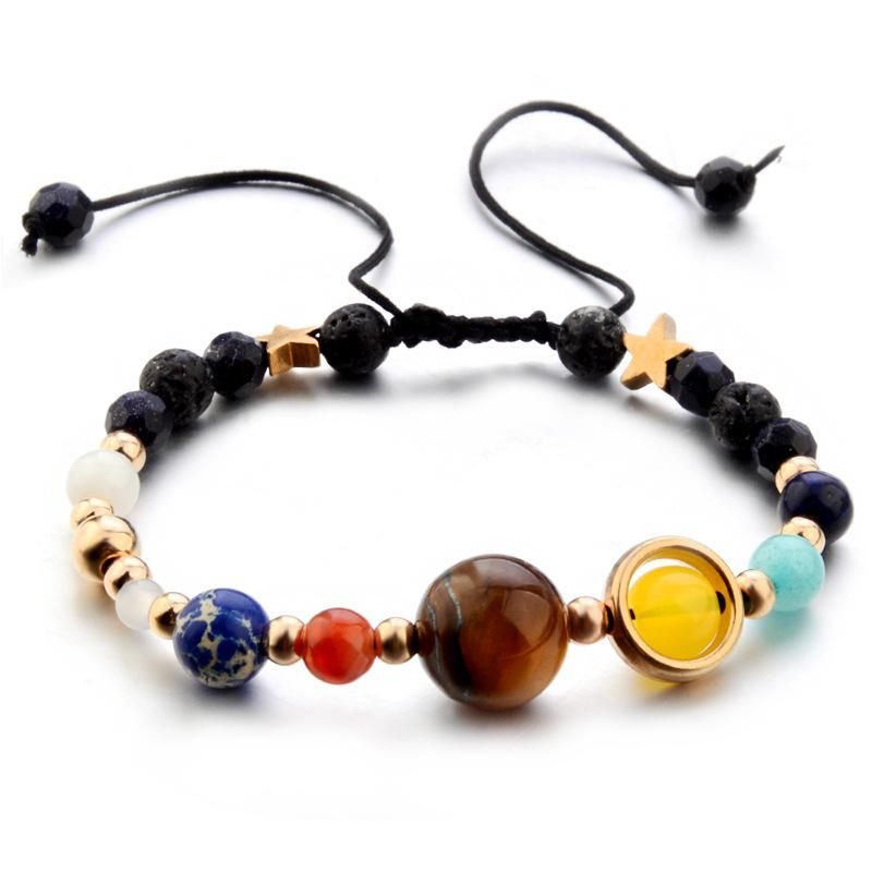 Bracelet Eight Planets Bracelet Braided Bracelets Color