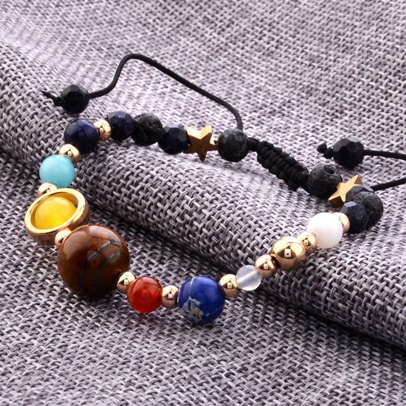 Bracelet Eight Planets Bracelet Braided Bracelets Color
