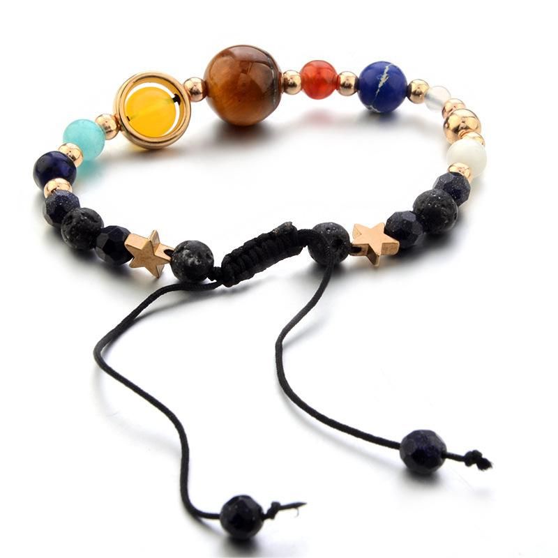 Bracelet Eight Planets Bracelet Braided Bracelets Color