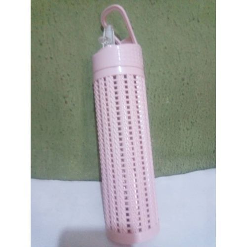 1 Net Design Unisex Children+ Adult Solid Pink Water Bottle