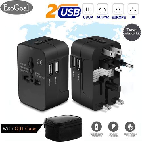 EsoGoal Multi-Outlets Travel All In 1 Universal Adapter
